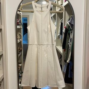 White halter Parker dress, size S